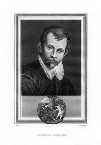 Annibale Carracci, italský malíř barokní éry, 1825. od John Corner