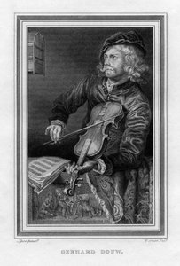 Gerrit Dou 1613-1675, holandský malíř, 1816.