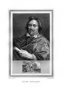 Jacob Jordaens, vlámský barokní malíř, 1825.