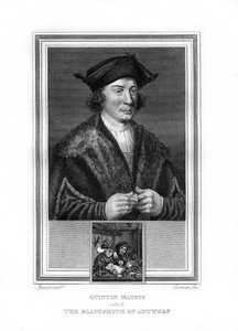 Quentin Matsys, malíř ve vlámské tradici, 1825. od John Corner