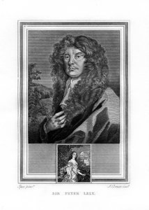 Sir Peter Lely, holandský malíř anglického baroka, 1825.
