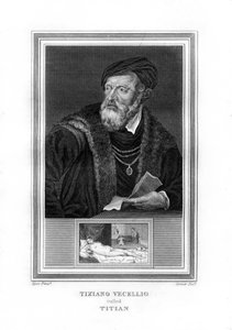 Tiziano Vecelli Titian, italský vrcholně renesanční malíř, 1825.