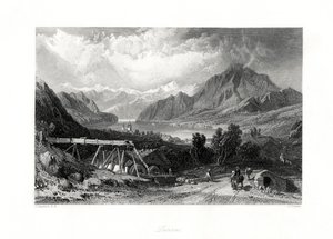 Lucern, centrální Švýcarsko, 19. století