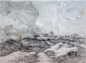 Mousehold Heath, Norwich, kolem 1810-11 od John Crome