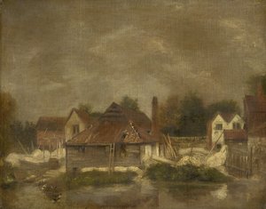 Boudy a staré domy na Yare, c.1803