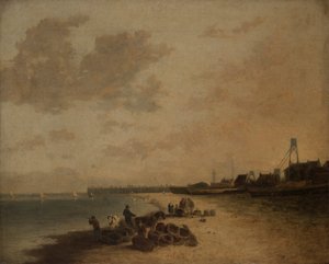 Pláž Yarmouth od John Crome