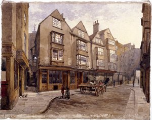 Cloth Fair, Londýn, 1884 od John Crowther