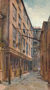 Golden Buildings, Strand, Westminster, Londýn, c1880 1926 od John Crowther
