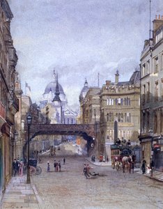 Ludgate Circus, Londýn, 1881 od John Crowther