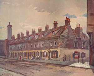 Staré domy v Pye Street, Westminster, Londýn, 1883 1926 od John Crowther