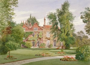 Boční pohled na Raleigh House, Brixton Hill, Lambeth, Londýn, 1887 od John Crowther