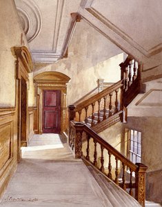 Dům sira Christophera Wrena, Botolph Lane, Londýn, 1886. od John Crowther