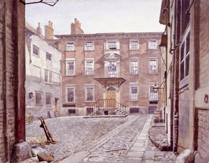 Dům sira Christophera Wrena, Botolph Lane, Londýn, 1886 od John Crowther