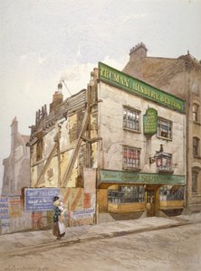 Veřejný dům The Sieve, Church Street, Minories, Londýn, 1886