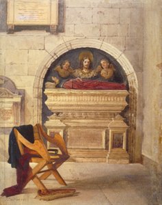Hrob Dr John Yonge, Rolls Chapel, Chancery Lane, Londýn, 1880 od John Crowther