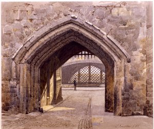 Tower of London, Londýn, 1883 od John Crowther