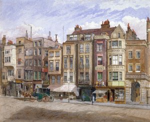 Pohled na obchodní prostory v Strand, Westminster, Londýn, 1881. od John Crowther