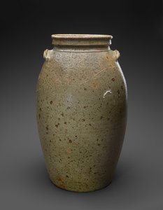 Churn, c. 1850-1883 (alkalická glazovaná kamenina)