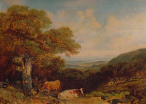"Krajina s dobytkem", 1847, 1935 od John Dearman