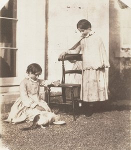 Krmení chudého kocoura, 1853-56.