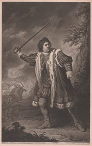 David Garrick jako Richard III od John Dixon