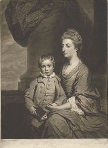 Elizabeth, hraběnka z Pembroke a Rt. Honble. Jiří, lord Herbert od John Dixon
