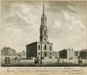 Severozápadní pohled na St Giles
