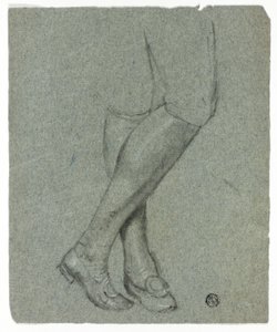 Zkřížené nohy stojící postavy od John Downman