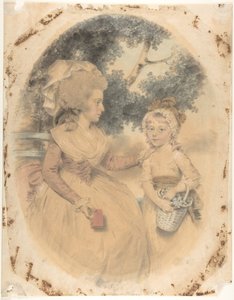Paní Morganová a její dítě, 1785. od John Downman