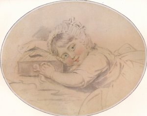 Portrét Hon. Henry Burrell jako dítě, 1784, 1917 od John Downman