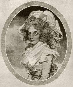Sarah Siddons, vyrytý Peltro W. Tomkinsem, z 