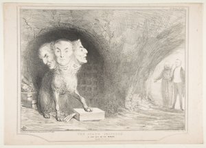 The State Cerberus, A Leaf Out of the Ænead, volně přeloženo, 11. prosince 1834. od John Doyle