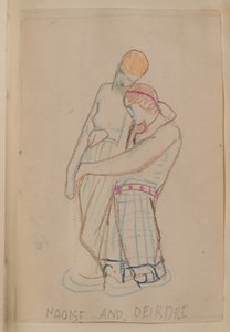 Naoise a Deirdre (tužka) od John Duncan
