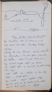 Kniha skic obsahující 60 skic a ilustrací, spisy o temperové barvě a umělci včetně Botticelliho od John Duncan