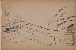 Bez názvu (pero a inkoust) od John Duncan