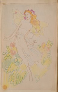 Bez názvu [Víla] (tužka) od John Duncan