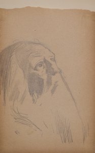 Bez názvu [Starý muž] (tužka) od John Duncan