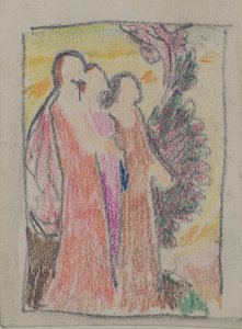 Bez názvu [Tři číslice] (tužka) od John Duncan