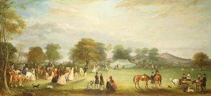 Setkání lukostřelby v Bradgate Park, Leicestershire, 1850