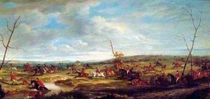 Běh u Melton Mowbray, 1824 od John E. Ferneley