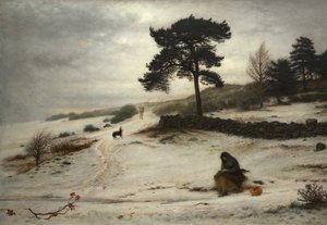 Foukej, foukej, zimní větře od John Everett Millais