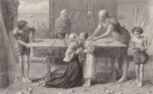 Kristus v domě svých rodičů od John Everett Millais