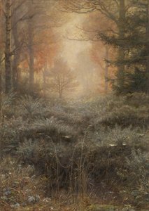 Orosená Furze od John Everett Millais