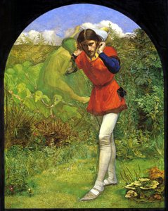 Ferdinand okouzlený Arielem. Obraz Johna Everetta Millaise od John Everett Millais