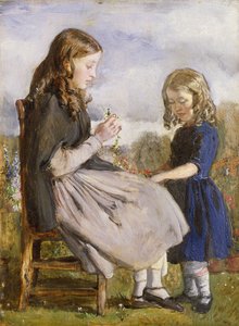 Garland Weavers, kolem roku 1846 od John Everett Millais