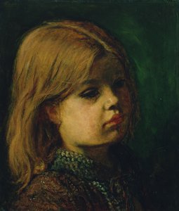 Hlava dívky od John Everett Millais
