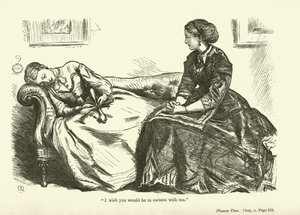 Ilustrace pro Phinease Finna od Anthony Trollope od John Everett Millais