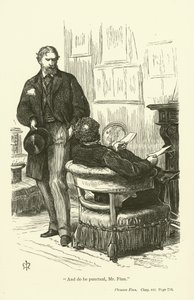 Ilustrace pro Phinease Finna od Anthony Trollope od John Everett Millais