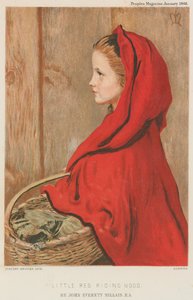 Červená Karkulka od John Everett Millais