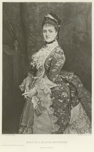 Paní H L Bischoffsheim (hlubotisk) od John Everett Millais